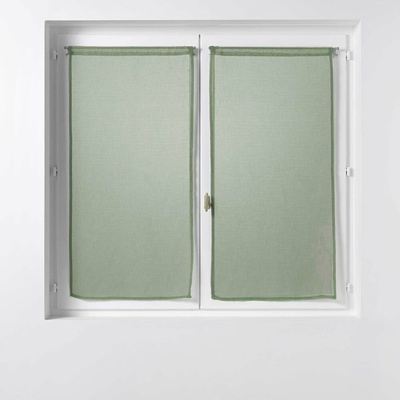 Kaki voálové záclony v súprave 2 ks 60x90 cm Sandra – douceur d'intérieur