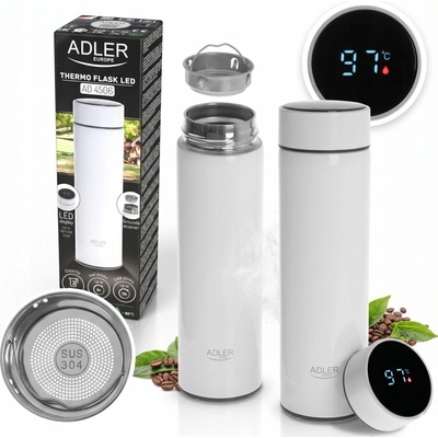 Adler AD4506 termoska displej biela 473 ml