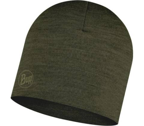 Buff Lightweight Merino Wool Hat solid bark