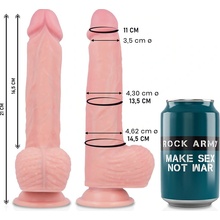 ROCKARMY LIQUID SILICONE PREMIUM SPITFIRE REALISTIC 21CM