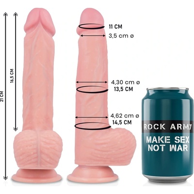 ROCKARMY LIQUID SILICONE PREMIUM SPITFIRE REALISTIC 21CM