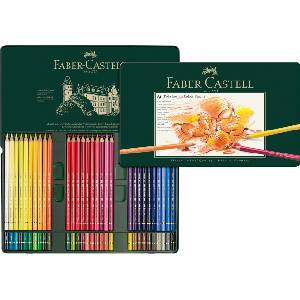Faber-Castell - Polychromos colored pencils set 60 colors metal case - 110060 (110060)