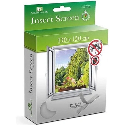 GARDEN OF EDEN síť proti hmyzu na okno 11602WH 130x150cm bílá