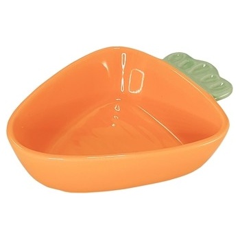Nobby keramická miska pro hlodavce tvar mrkve 15 x 12 x 4,5 cm 200 ml