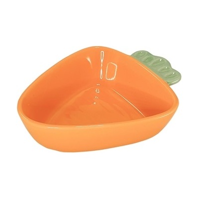 Nobby keramická miska pro hlodavce tvar mrkve 15 x 12 x 4,5 cm 200 ml