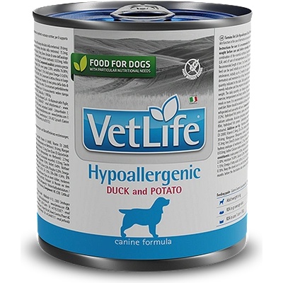 Farmina Vet Life Hypoallergenic Duck & Potato - диетична, хипоалергенна консерва за куче 300гр
