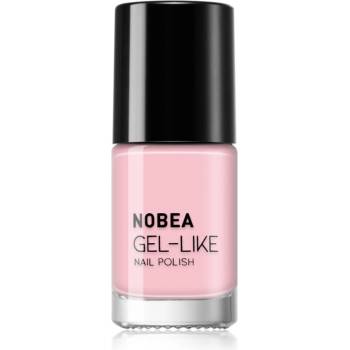 NOBEA Day-to-Day Gel-like Nail Polish лак за нокти с гел ефект цвят Base shade #N01 6ml