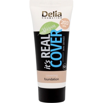 Delia Cosmetics It's Real Cover krycí make-up 203 Latte 30 ml
