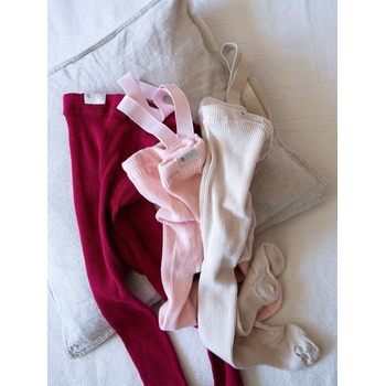 Detské pančuchy ORGANICS Bordová 6