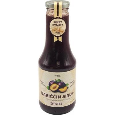 Nature Notea Babiččin ovocný sirup Švestka 490 ml