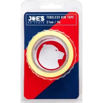 Joes Tubeless Yellow Rim Tape 9 m X 21 mm bezdušová páska do ráfika