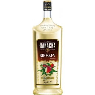 Hanácká Broskev 16% 1 l (holá láhev)