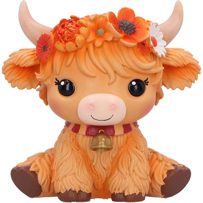 Nemesis Now Статуетка Nemesis Now Adult: Cute - Moo Crew - Marigold (Orange Flower), 10.5 cm (B7442A26)