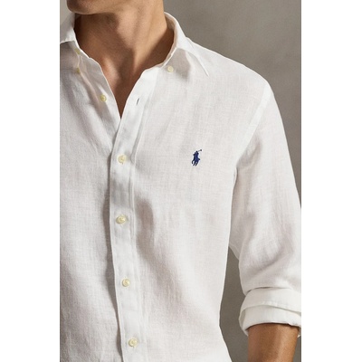 Ralph Lauren риза мъжка от лен Long Sleeve Sport Shirt (710966294)
