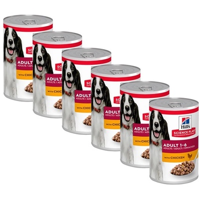Hill's Hill s Science Plan Canine Adult Chicken 6 x 370г