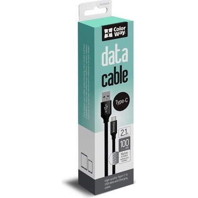 ColorWay CW-CBUC003-BK USB Type-C 2.1A, 1m