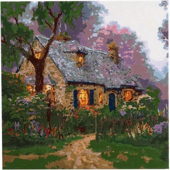 Craft Buddy Творчески комплект, Craft Buddy, Рисуване по номера, Вила Foxglove, 30 х 30 см