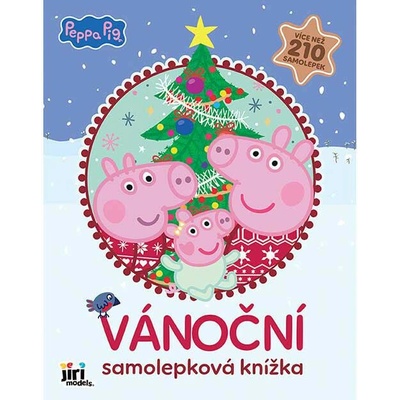 Jiri Models vianočná samolepková knižka Prasiatko Peppa