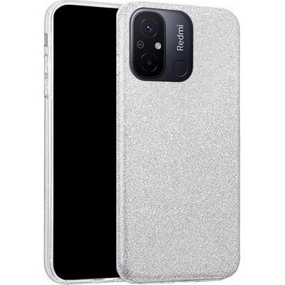 Pouzdro SHINING XIAOMI Redmi 12C stříbrné
