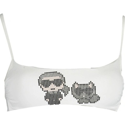 Karl Lagerfeld Beachwear Perfektné vrchný diel biela