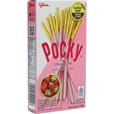 Pocky tyčinky Jahoda 45 g