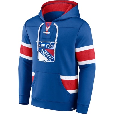 Fanatics Mens Iconic NHL Exclusive Pullover Hoodie New York Rangers