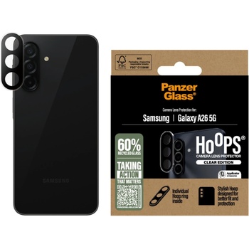 Panzer Стъклен Протектор за камера PanzerGlass за Samsung Galaxy A26, Hoops, Прозрачен