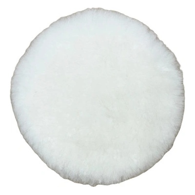 BRAYT Leštící kotouč z ovčí vlny - bílý 180 mm