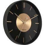 Karlsson Стенен часовник Gold Disc (KA5918BK)