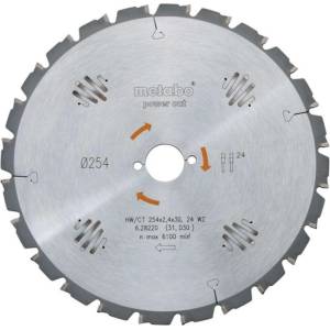 Metabo - Пилен диск за дърво 315x30 мм, 24 зъба 628016000 (628016000)