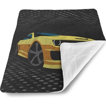 Sablio Detská deka pre bábätko Chevrolet Camaro Puntíky