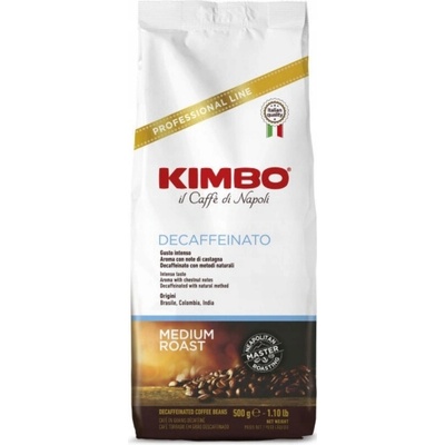 Kimbo Espresso Decaffeinato zrnková 500 g