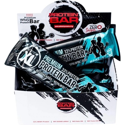 XL Athletic Protein Premium Whey Zero Protein Bar [8 x 80 грама] Йогурт