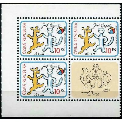 Česká pošta (2008) č. 561 ** VK-4 - Česká republika - Dětem - O pejskovi a kočičce