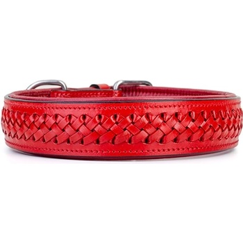 Kay-line kožený obojok Red pepper