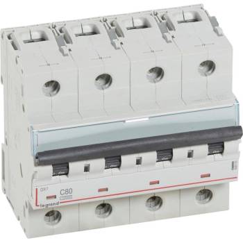 Legrand Автоматичен прекъсвач DX3 4P 80A крива C 10kA - 408703 (408703)