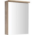 SAPHO KAWA - Огледален шкаф с осветление, 50x70x22 см, дъб Емпорио LED WGL35S (WGL35S)
