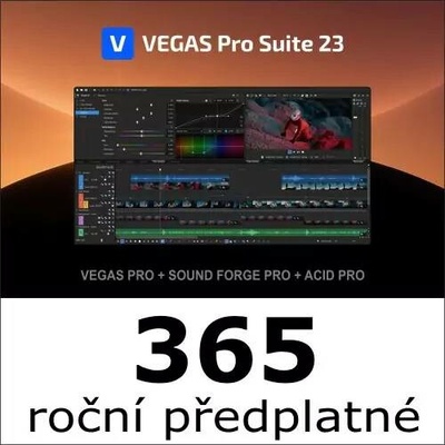 VEGAS Pro SUITE 365 (roční předplatné)