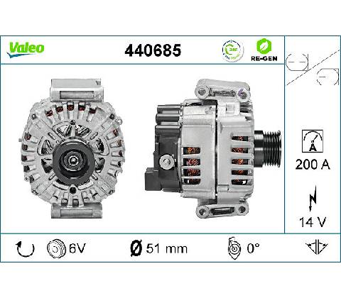 Alternátor VALEO 440685
