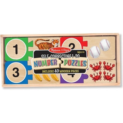 Melissa & Doug 12542 Дървен пъзел цифри (12542)