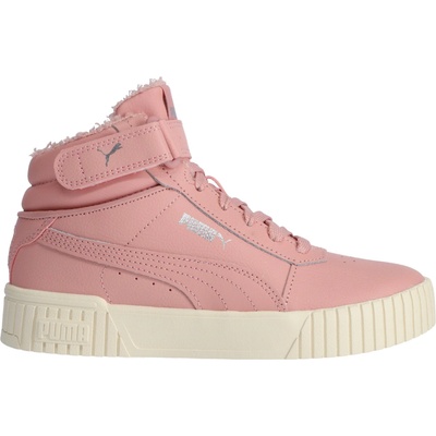 Puma dievčenské zimné tenisky Carina 2.0 MID WTR JR ružová béžová strieborná