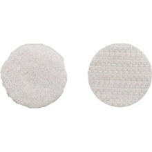 VELCRO Nalepovací příchytky kulaté 16mm suchý zip 16ks bílé VEL-EC60227 - 25.16.5500