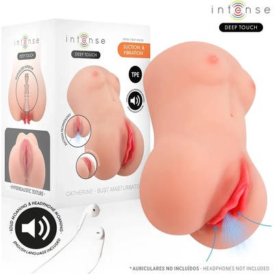 Мастурбатор с вакуум, вибрации и стенания - Deep Touch Catherine (D-244825)