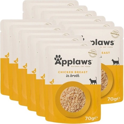 Applaws s kuřecími prsy v vývaru 12 x 70 g
