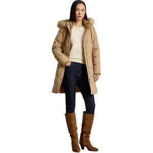 LAUREN Палто Lauren 297957509 coat - Beige (Classic Camel)