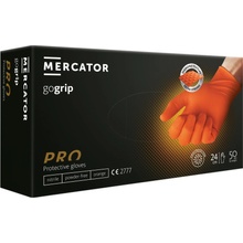 Mercator Medical Gogrip Orange Nitrilové rukavice oranžové 50 ks