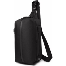 Ozuko taška přes rameno vs ledvinka s USB Dupont Černý 7 l
