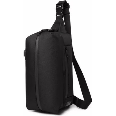 Ozuko taška přes rameno vs ledvinka s USB Dupont Černý 7 l