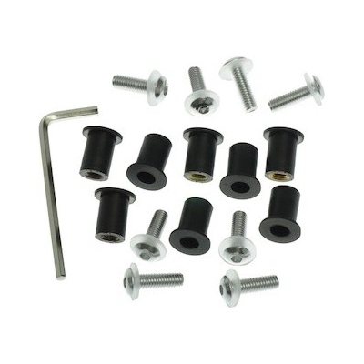 Imbusy oxford pro plexi vc matic m5 v pryzovem pouzdre a podlozek stribrna