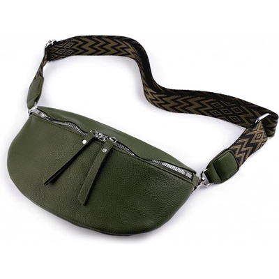 Kabelka crossbody 18x27 cm 9 khaki zelená